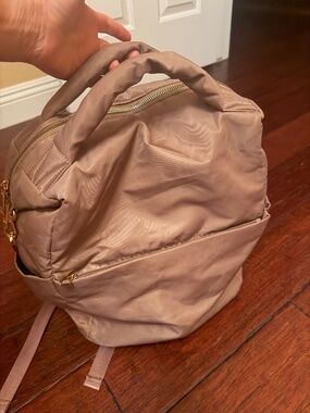 a new day mini backpack tan with gold handle target Half Pint H39 x W28 x D4 cm / 15.3x 11 x 1.5 Storage Plus Regrouped Gold : Backpacks : Target